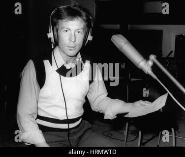 Feb. 02, 1978 - Roddy Llewellyn Turns to 'Pop' Roddy Llewellyn, 30, Princess Margaret's Boyfriend, had his first day in a recording studio in the first step to becoming a 'pop' star, he was making a demonstration disc at the Air Studios, Oxford Street. Claude Wolff, the husband manager of Petula Clark, has signed up Roddy, who said that he has a marvelous voice, and cannot fail. Later he will accompany Petula on a French television show. Photo Shows: Roddy Llewellyn seen during the making of a demonstration disc at the Air Studios, Oxford Street today. (Credit Image: © Keystone Press Agency/Ke Stock Photo