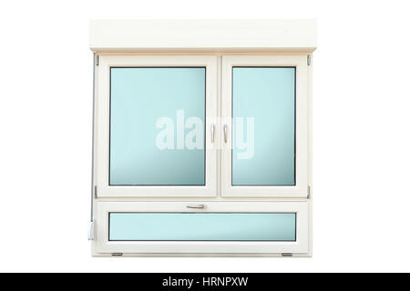 window frame isolated on white Stock Photo