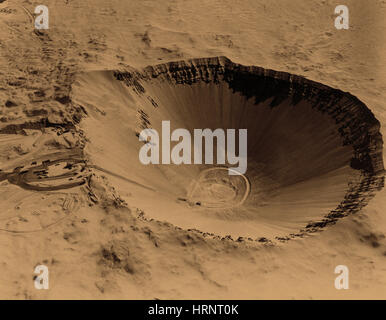 Operation Plowshare, Sedan Crater Stock Photo