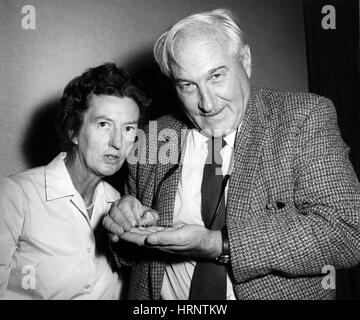 Mary and Louis Leakey, 1962 Stock Photo