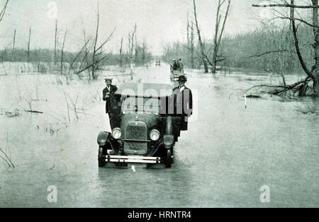 Great Mississippi River Flood, 1927 Stock Photo