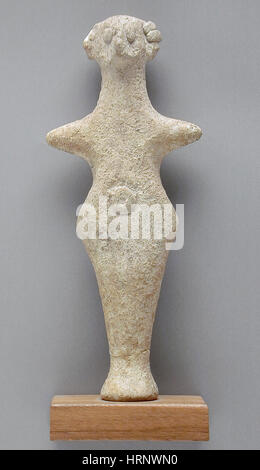 Syro-Hittite Terracotta Figurine, Anatolia Stock Photo