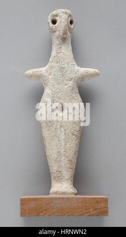 Syro-Hittite Ceramic Figurine, Anatolia Stock Photo