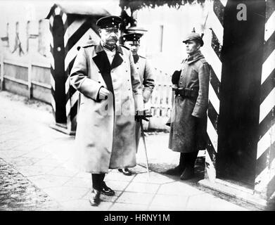 Paul von Hindenburg, German General and Politician Stock Photo