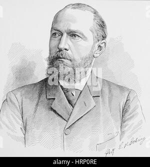 Emil Von Behring (1854-1917), German Physiologist Who Received The 1901 ...