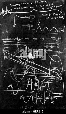 Alvarez Calculation, 1947 Stock Photo