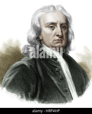 Isaac Newton, English Polymath Stock Photo