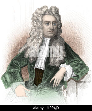 Isaac Newton, English Polymath Stock Photo