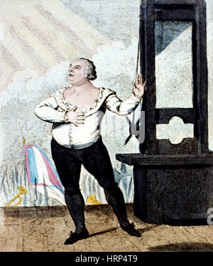 French Revolution. Execution of King Louis XVI (1754-1793) on January Stock Photo: 40124949 - Alamy