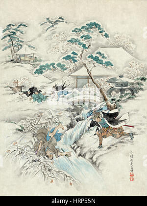 Chushingura, Revenge of the 47 Ronin, 18th Century Stock Photo