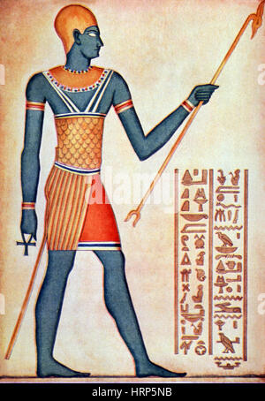 Imhotep, Egyptian Polymath Stock Photo