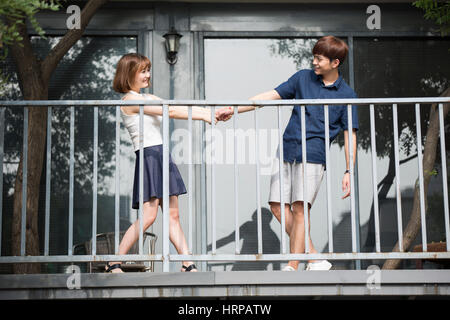 Happy young couple Stock Photo