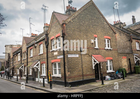 Terraced houses on Copperfield Street, London, SE1. Stock Photo