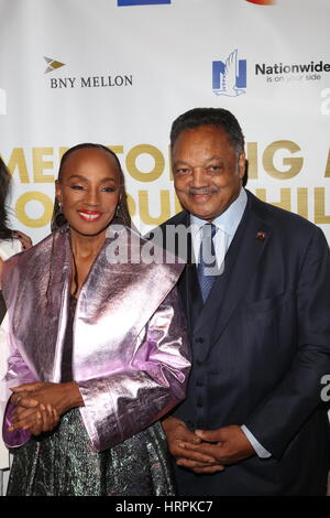 Susan L. Taylor and Reverend Jesse Jackson attending the National CARES Mentoring Movements 2nd Annual 'For the Love of Our Children' Gala, at Cipriani 42nd Street in New York City.  Featuring: Susan L. Taylor, Jesse Jackson Where: New York City, New Yor Stock Photo