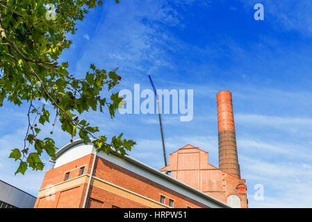 Battersea power station detail photo on a sunny day Stock Photo