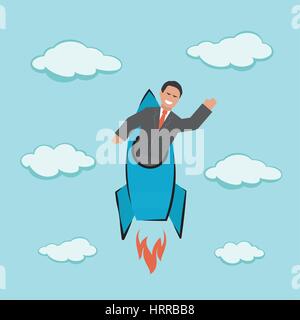 Start Up. Concept business illustration Stock Vector
