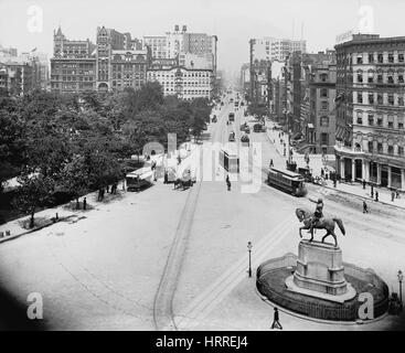 Union Square, New York City, New York, USA, Detroit Publishing Company, 1900 Stock Photo