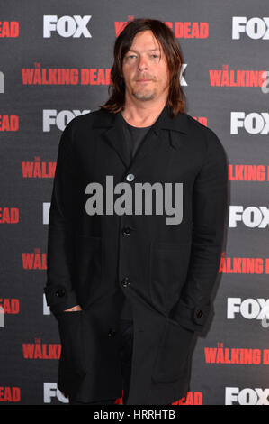 Norman Reedus attending Fox's A Night with the Walking Dead at the Hamyard Hotel, Soho, London. Stock Photo