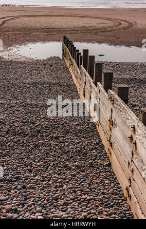 Beach at St Bees Cumbria England Stock Photo