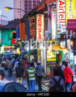 Streets scenes, Serangoon Road, Little India District, Singapore, Asia, Singapore Stock Photo
