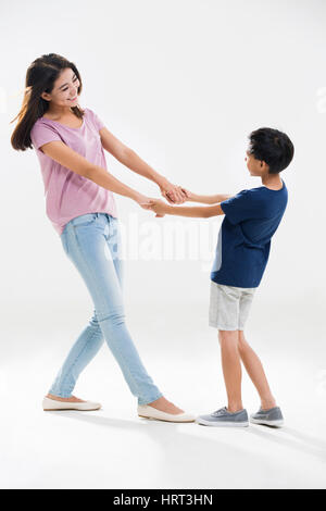 Cheerful mother and son Stock Photo