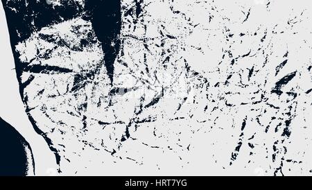 Grunge texture background. Abstract surface old rough retro design. Vector illustration. Aged grungy textured decoration template. Stock Vector