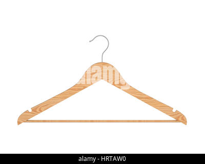 Hanger on a white background. 3d illustration. Stock Photo