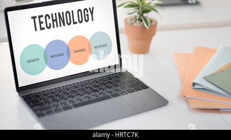 Technology Digital Evolution Innovation Net Concept Stock Photo