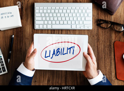 Liability Reliable Respectable Trustworthy Concept Stock Photo