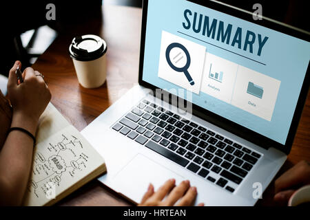 Statistics Information Perfomance Chart Concept Stock Photo