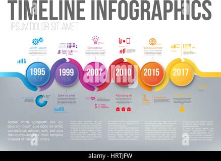 Infographics with 5 steps or options arrows vector Stock Vector