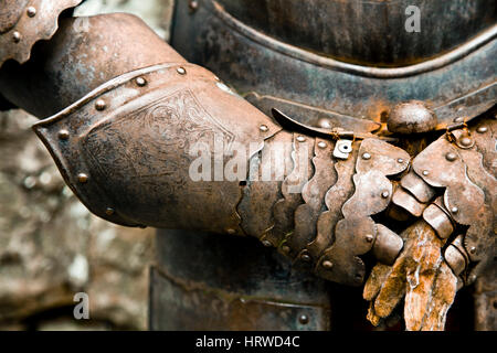 Medieval armour detail . Stock Photo