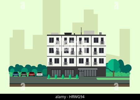 Apartment house Stock Vector