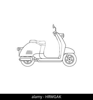 Scooter Stock Vector