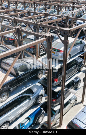 Automated Car Park Chelsea New York City United States Of