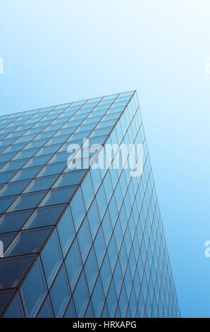 Abstract Modern Glass Financial Skyscraper Architecture Detail Stock Photo