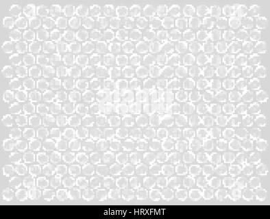 real plastic bubble wrap background vector Stock Vector