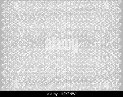 real plastic bubble wrap background vector Stock Vector