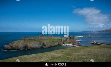 Peel Castle, Isle of Man. Stock Photo