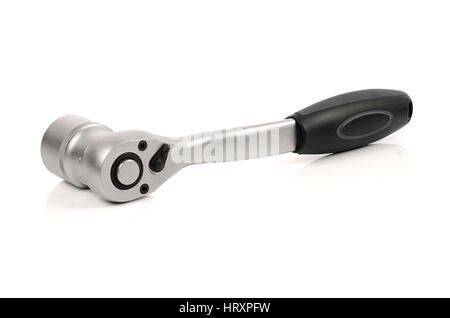 Ratchet on white background Stock Photo