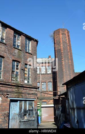 Portland Works, Old cutlers workshops, derelict building, Open Day, Daniel Street, Sheffield, South Yorkshire, England, UK, Europe Stock Photo