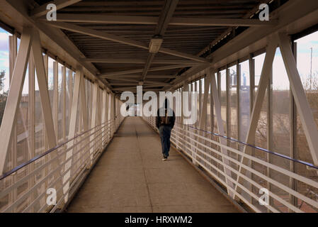 urban cityscape tunnel modern life isolation Stock Photo