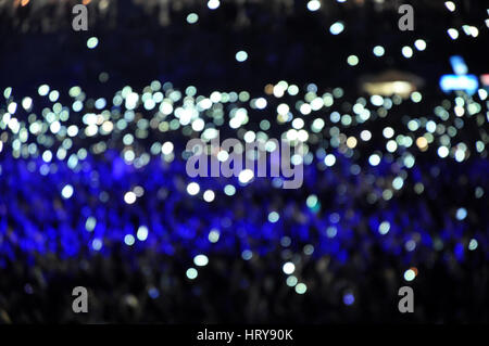 Bokeh stage lights Stock Photo