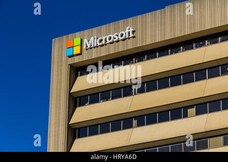 Indianapolis - Circa October 2016: Microsoft Midwest District Headquarters IV Stock Photo