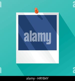 Photo frame in flat style. EPS 8 Stock Vector