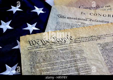 Environmental Science Essays Constitution And Declaration Of Independence Us Constitution With Bill Of Rights And Declaration Of Independence On An American Flag Stock Essays On Death also Essays On Leadership Styles Us Constitution With Bill Of Rights And Declaration Of Independence Essay About Industrial Revolution