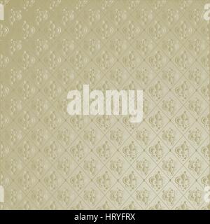 Unique Vintage Fleur de Lis Wallpaper Background. Stock Vector