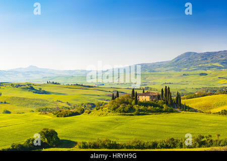 Tuscany at spring Stock Photo