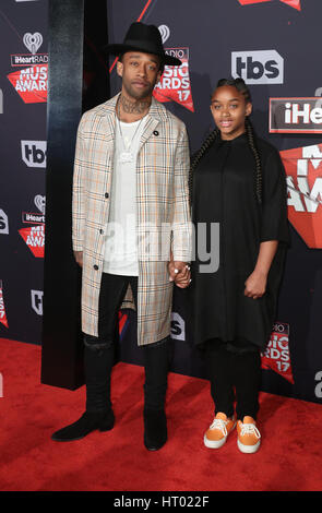 Los Angeles, Ca, USA. 05th Mar, 2017. Ty Dolla Sign, Jailynn Griffin, At The 2017 iHeartRadio Music Awards At The Forum In California on March 05, 2017. Credit: Fs/Media Punch/Alamy Live News Stock Photo