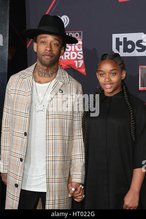 Los Angeles, Ca, USA. 05th Mar, 2017. Ty Dolla Sign, Jailynn Griffin, At The 2017 iHeartRadio Music Awards At The Forum In California on March 05, 2017. Credit: Fs/Media Punch/Alamy Live News Stock Photo